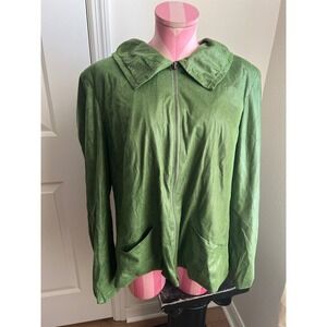 Jm Collection Vintage‎ Zip Down Jacket Size Medium